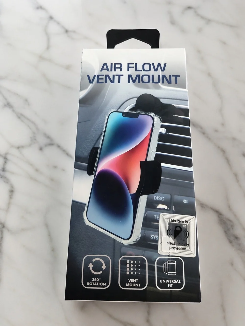 Vibe Air Flow Vent Mount Phone Holder - Black